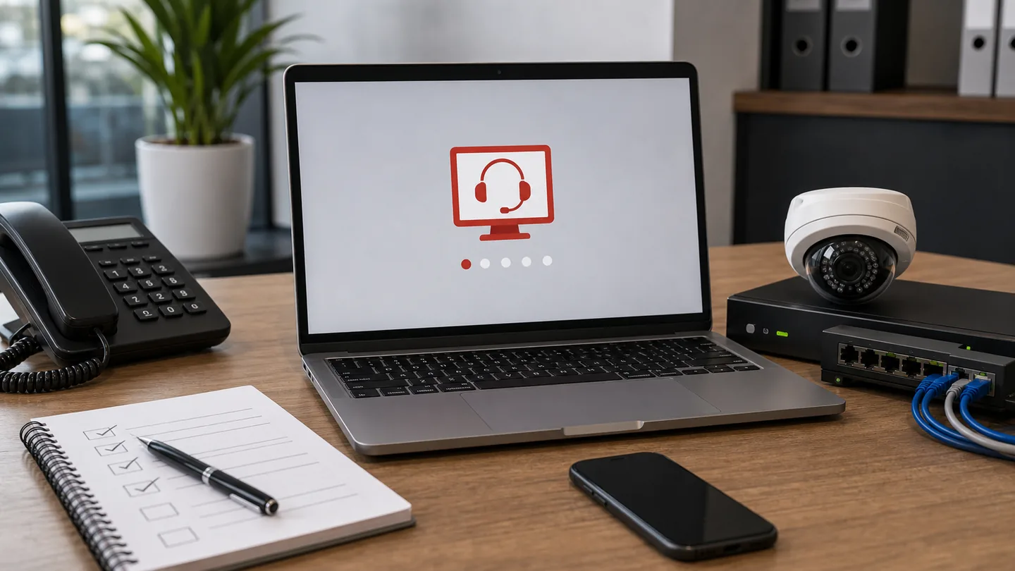 Client computer prepared for a secure remote support session